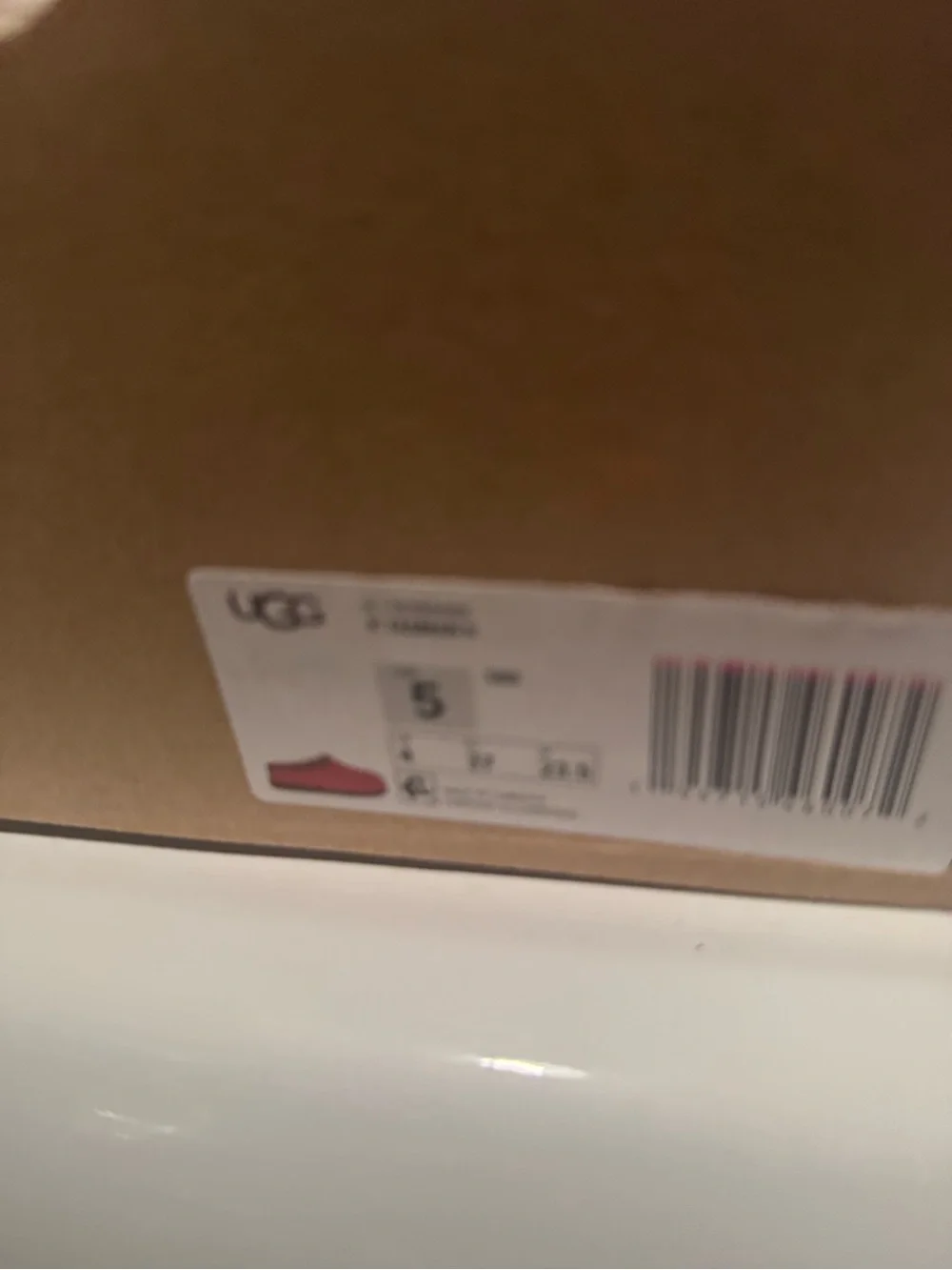 UGG Kids Red Slip-On Shearling Lined Clogs